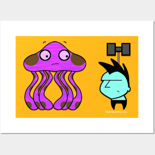 Total Crap Jellyfish T-Shirt Posters and Art